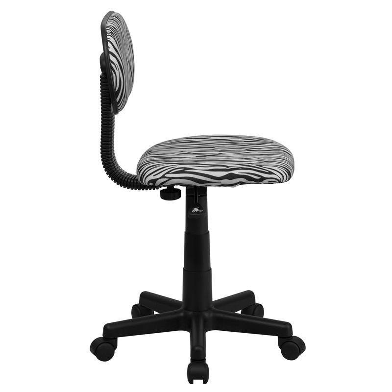 Flash Furniture Black and White Zebra Print Swivel Task Chair – BT-Z-BK-GG *DNO (Discontinued) Sale