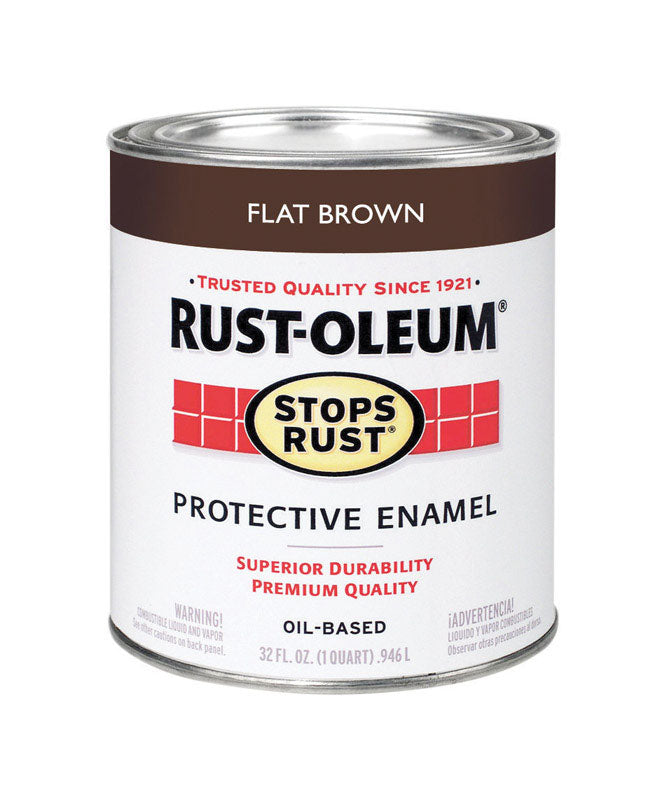 ENAMEL FLT BROWN QT Online Sale