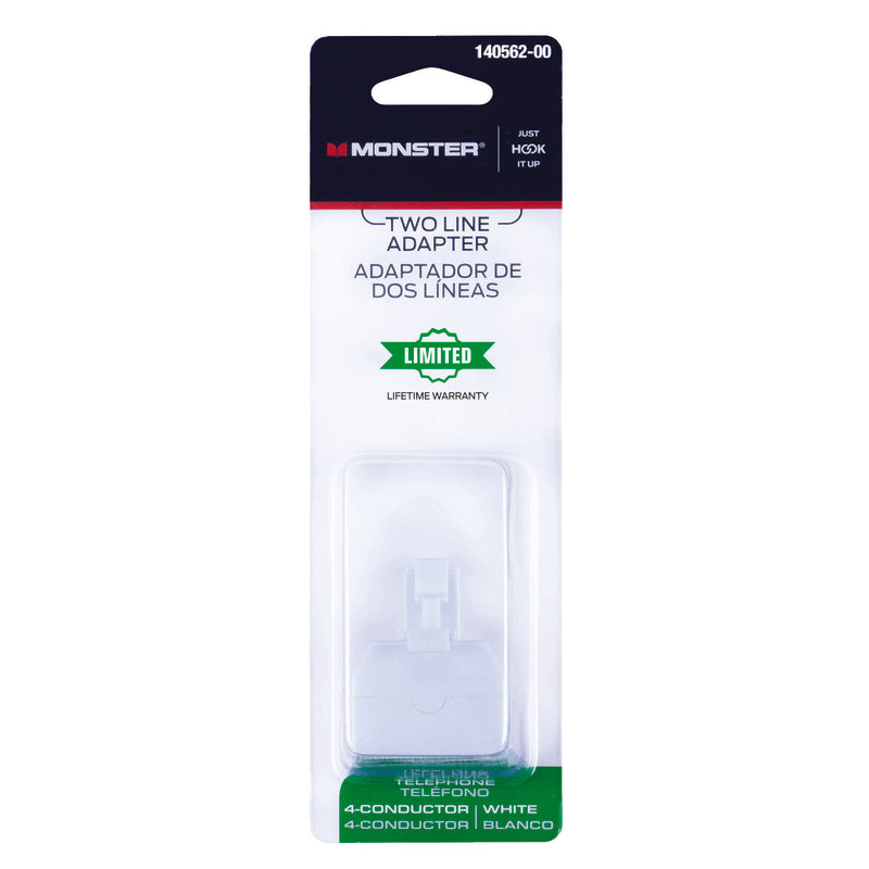 ADAPTER TWO-LINE WHITE on Sale