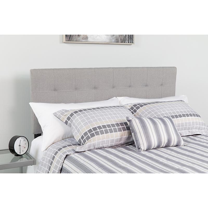 Flash Furniture Bedford Tufted Upholstered Twin Size Headboard in Light Gray Fabric – HG-HB1704-T-LG-GG Online now