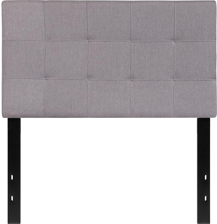 Flash Furniture Bedford Tufted Upholstered Twin Size Headboard in Light Gray Fabric – HG-HB1704-T-LG-GG Online now