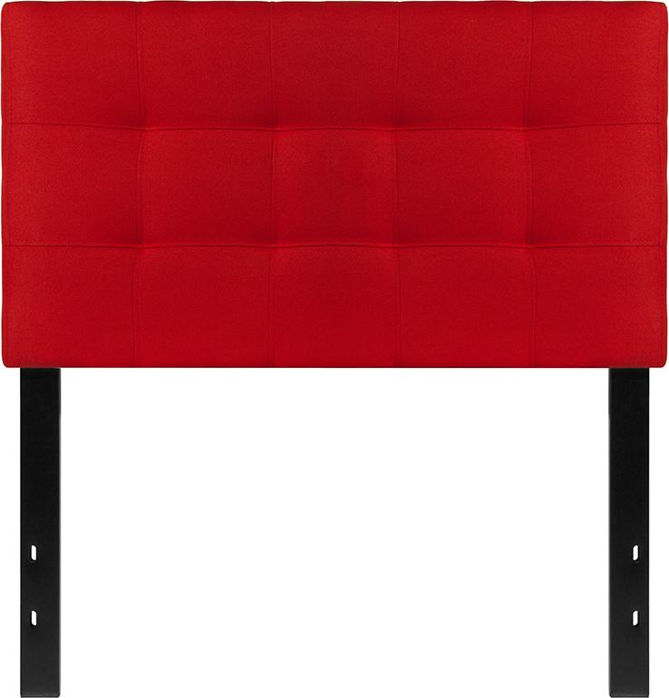 Flash Furniture Bedford Tufted Upholstered Twin Size Headboard in Red Fabric – HG-HB1704-T-R-GG Supply