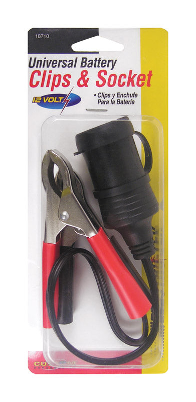 CLIPS BATTERY SOCKET 12V Online Sale