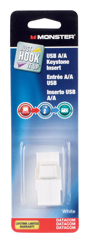 ADAPTER FEMALE WHITE 1PK Hot on Sale