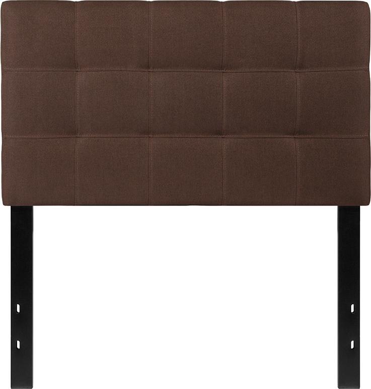 Flash Furniture Bedford Tufted Upholstered Twin Size Headboard in Dark Brown Fabric – HG-HB1704-T-DBR-GG Online Sale