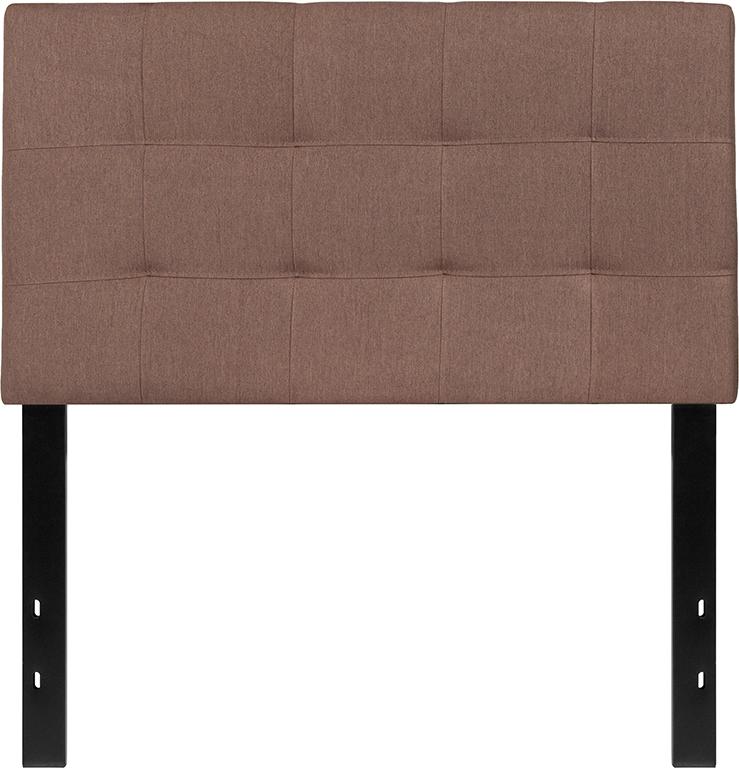 Flash Furniture Bedford Tufted Upholstered Twin Size Headboard in Camel Fabric – HG-HB1704-T-C-GG Online now