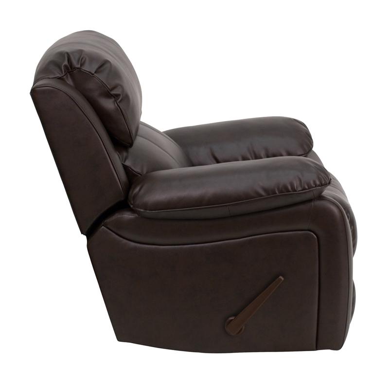 Flash Furniture Brown Leather Rocker Recliner – MEN-DA3439-91-BRN-GG Online Sale