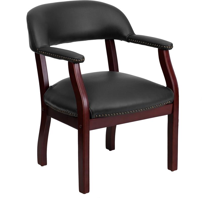 Flash Furniture Black Vinyl Luxurious Conference Chair with Accent Nail Trim – B-Z105-BLACK-GG Online Hot Sale