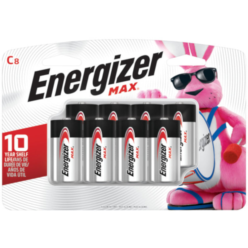 ENERGZR MAX BATT C 8PK Online now