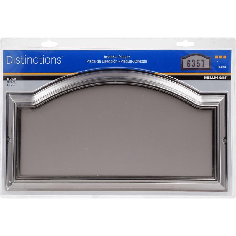 ADDRESS PLATE DSNCT BRZ Online Hot Sale
