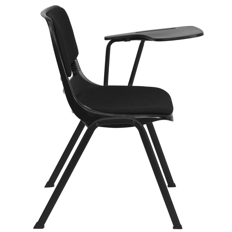 Flash Furniture Black Padded Ergonomic Shell Chair with Left Handed Flip-Up Tablet Arm – RUT-EO1-01-PAD-LTAB-GG Online Sale