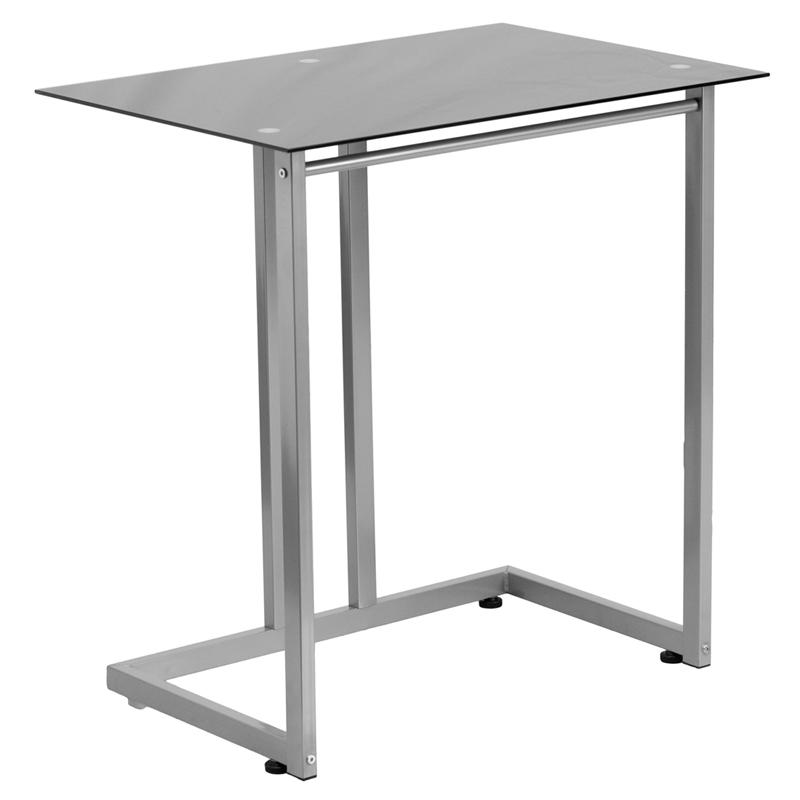 Flash Furniture Black Tempered Glass Computer Desk – NAN-2905-GG Online Sale