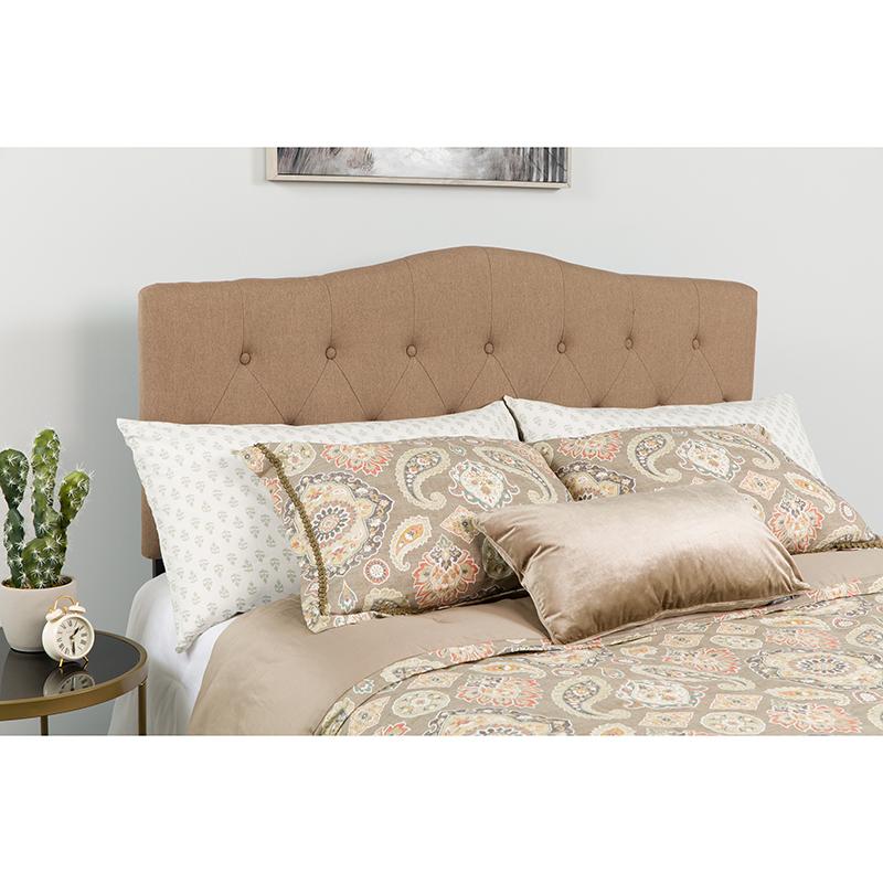 Flash Furniture Cambridge Tufted Upholstered Full Size Headboard in Camel Fabric – HG-HB1708-F-C-GG Online Sale