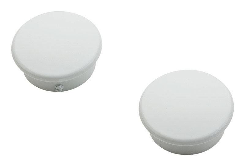 CLOSET END CAPS WHT 2PK Discount