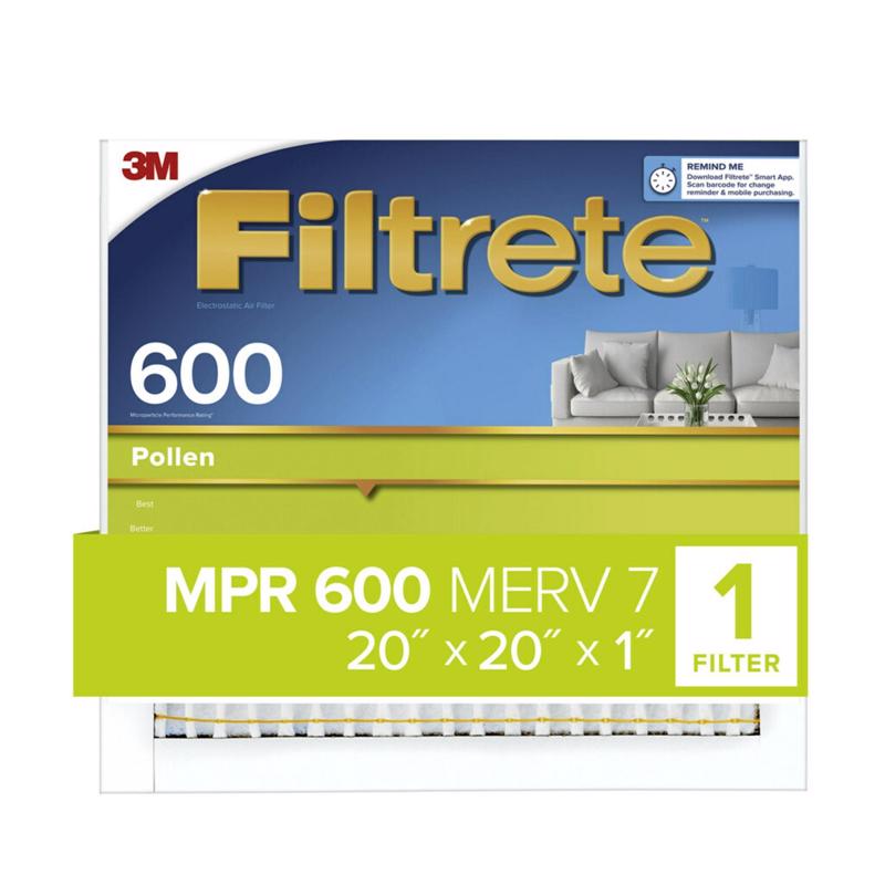 AIR FLTR 20X20X1 600MPR Hot on Sale
