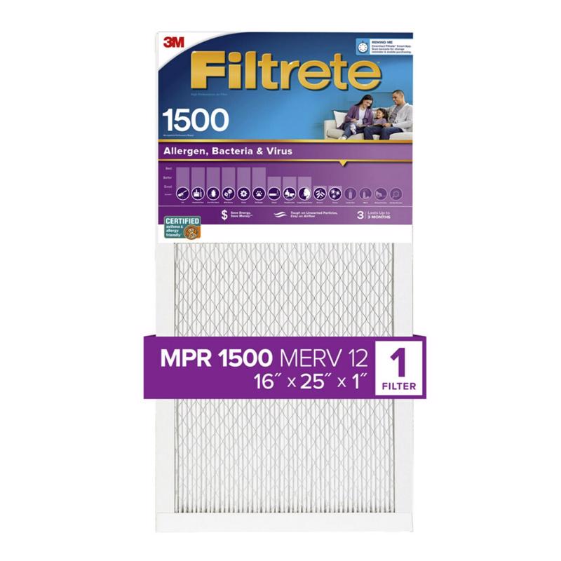 AIR FLTR 16X25X1 1500MPR Online Hot Sale