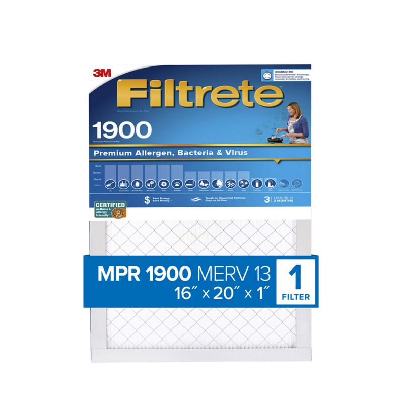 AIR FLTR 16X20X1 1900MPR Online Hot Sale