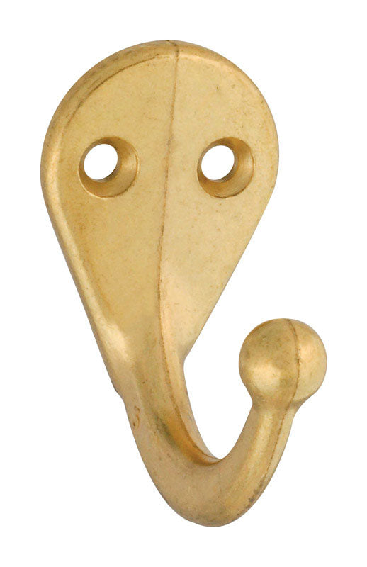CLOTHES HOOK BRASS 35LB Fashion