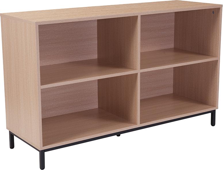 Flash Furniture Dudley Oak Wood Grain Finish Bookshelf – NAN-JH-1764-GG Discount