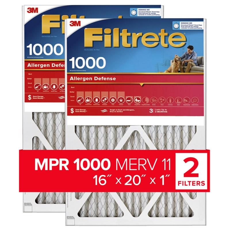 AIR FLTR PLET16X20X1″2PK Discount