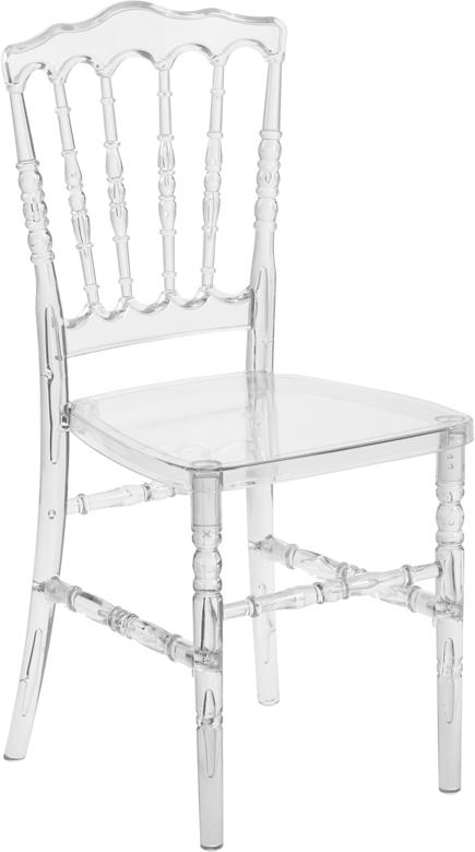 Flash Furniture Flash Elegance Crystal Ice Napoleon Stacking Chair – BH-H002-CRYSTAL-GG Online Hot Sale