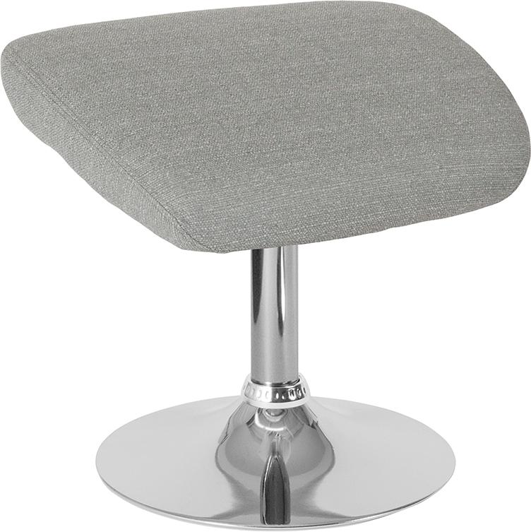 Flash Furniture Egg Series Light Gray Fabric Ottoman – CH-162430-O-LTGY-FAB-GG on Sale