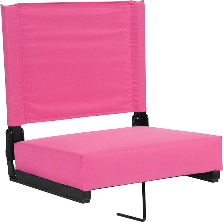 Flash Furniture Grandstand Comfort Seats by Flash with Ultra-Padded Seat in Pink – XU-STA-PK-GG Online