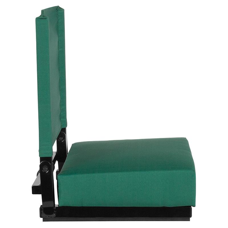 Flash Furniture Grandstand Comfort Seats by Flash with Ultra-Padded Seat in Hunter Green – XU-STA-HGR-GG Hot on Sale