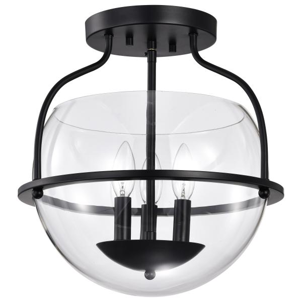 AMADO 3 LIGHT SEMI FLUSH MOUNT Discount