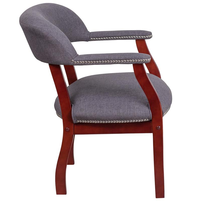 Flash Furniture Gray Fabric Luxurious Conference Chair with Accent Nail Trim – B-Z105-GY-GG Discount