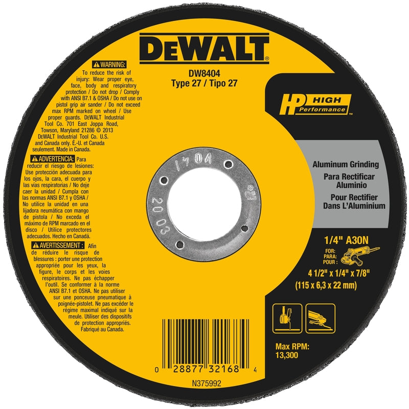 ALUM GRNDNG WHEEL 4-1/2″ Sale