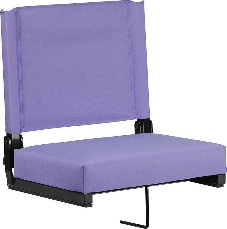 Flash Furniture Grandstand Comfort Seats by Flash with Ultra-Padded Seat in Purple – XU-STA-PUR-GG Supply