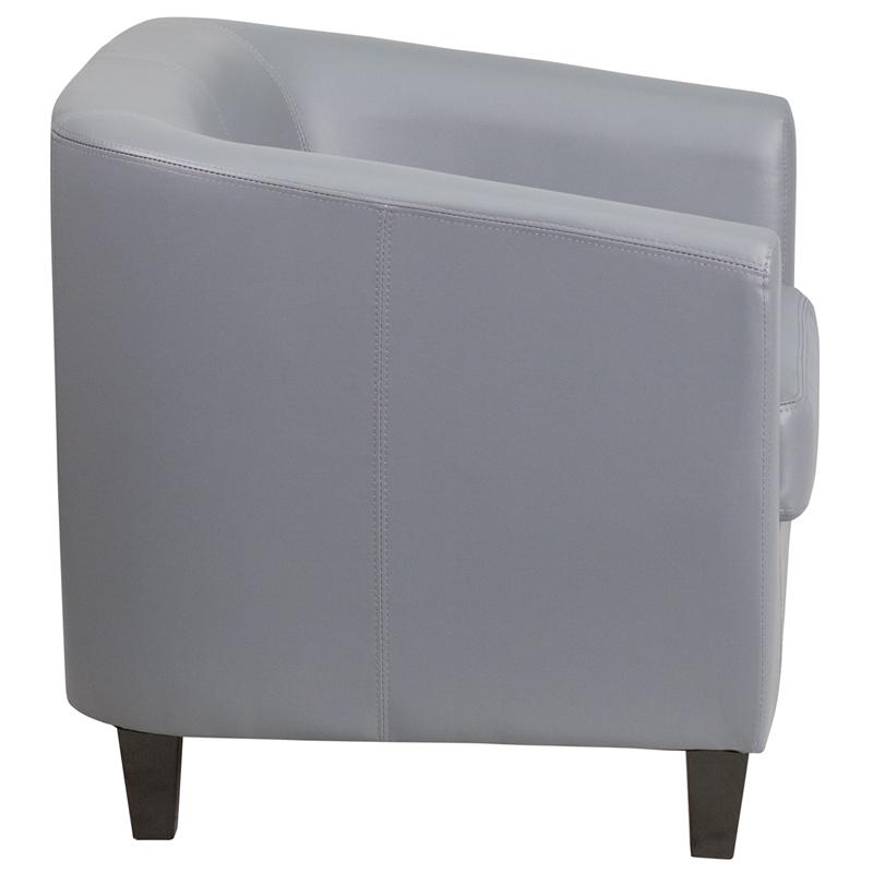 Flash Furniture Gray Leather Lounge Chair – BT-873-GY-GG Online Sale
