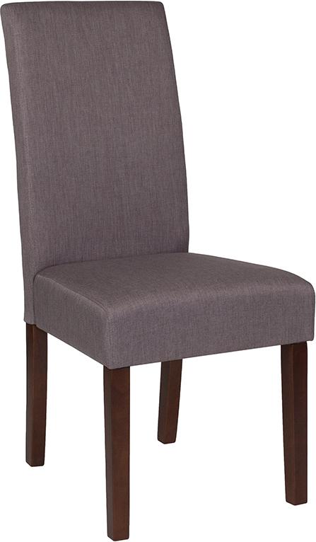 Flash Furniture Greenwich Series Light Gray Fabric Parsons Chair – QY-A37-9061-LGY-GG Online now