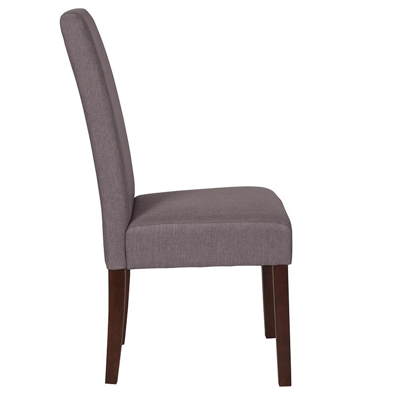 Flash Furniture Greenwich Series Light Gray Fabric Parsons Chair – QY-A37-9061-LGY-GG Online now