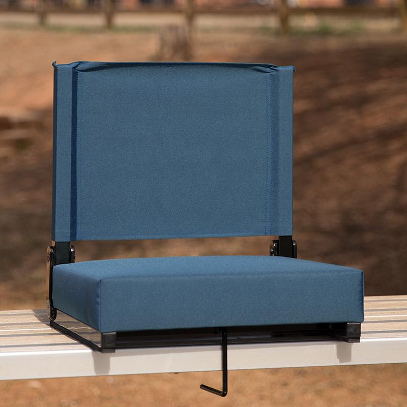 Flash Furniture Grandstand Comfort Seats by Flash with Ultra-Padded Seat in Teal – XU-STA-GN-GG Supply
