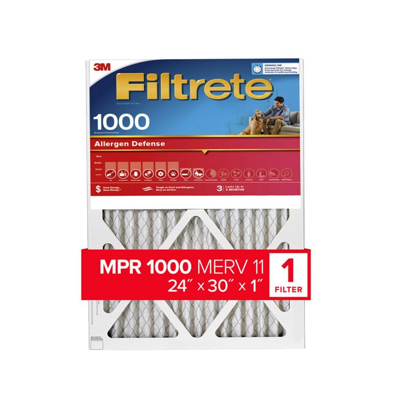 ALLRGN AIR FLTR 24X30X1″ Sale