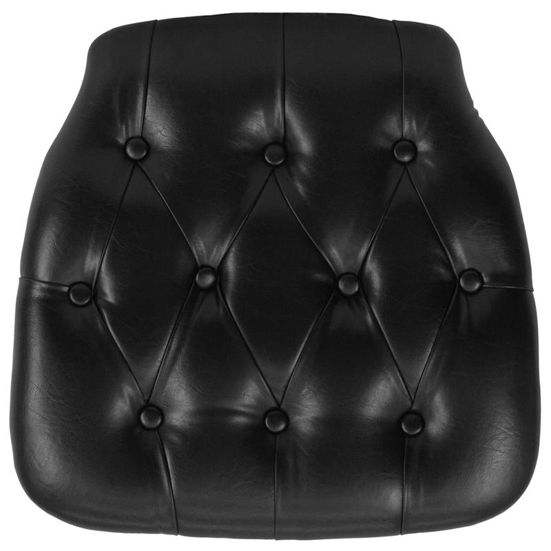 Flash Furniture Hard Black Tufted Vinyl Chiavari Chair Cushion – SZ-TUFT-BLACK-GG Online