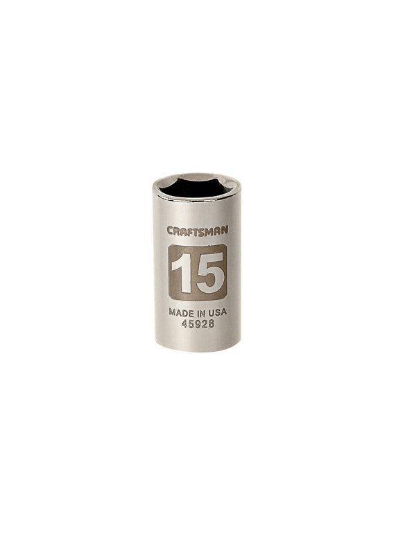 CM SCKT 1/2DR 15MM 6PT Fashion