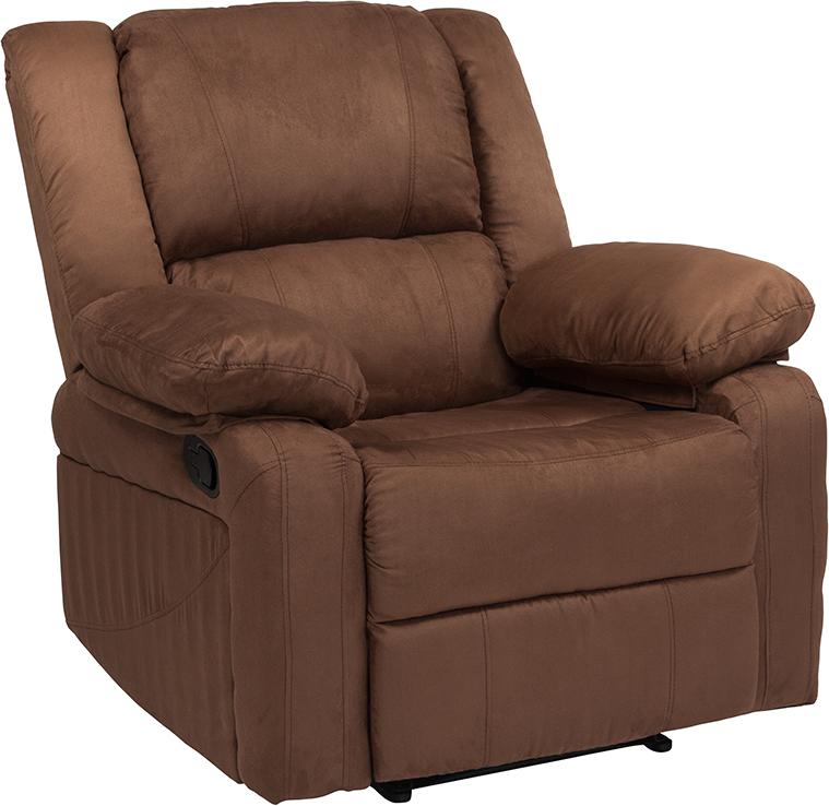 Flash Furniture Harmony Series Chocolate Brown Microfiber Recliner – BT-70597-1-BN-MIC-GG Online Sale