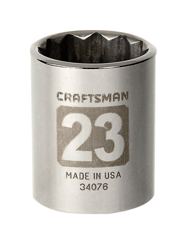 CM SCKT 1/2″DR 23MM 12PT Discount
