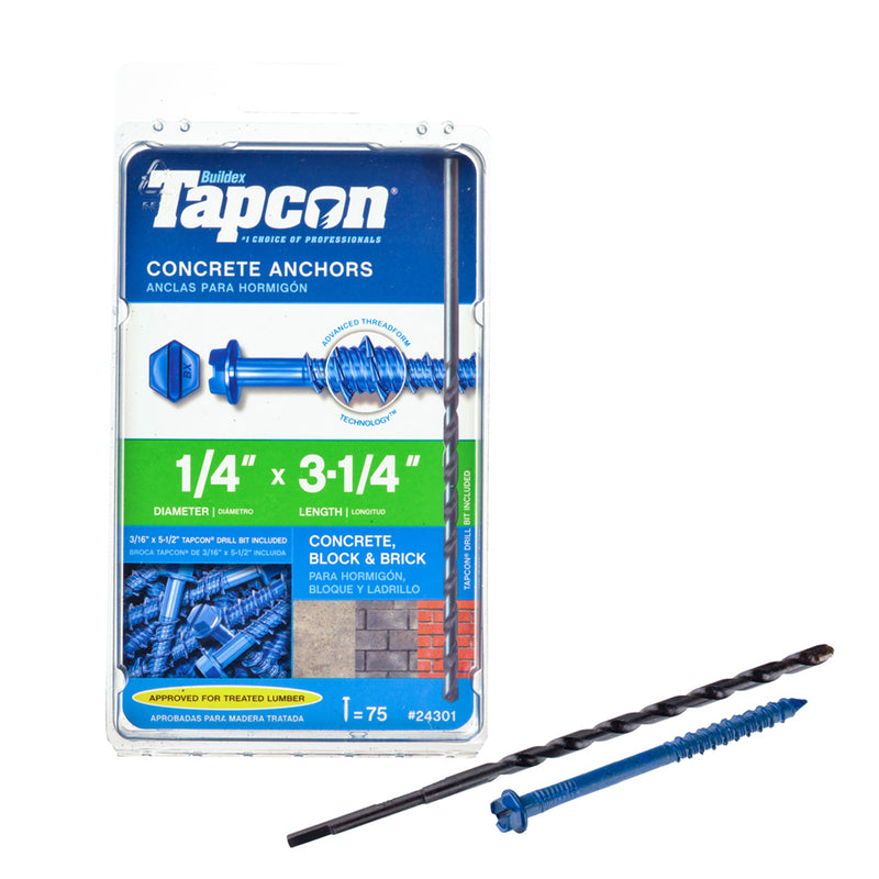 ANCHR CN 1/4X3.25″ 75PK on Sale