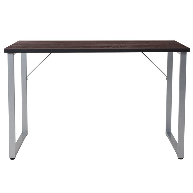Flash Furniture Harvey Black Finish Computer Desk with Silver Metal Frame – NAN-JN-21721-GG Fashion