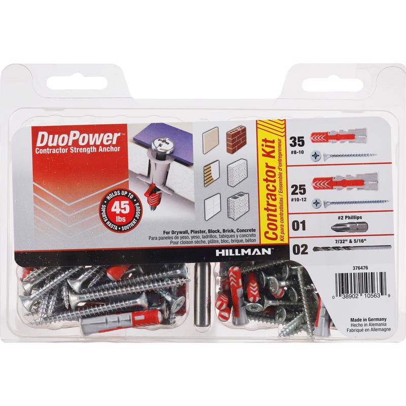 ANCHOR KIT RND NYLN 63PC Online