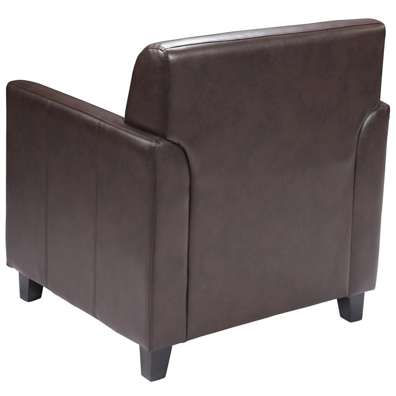 Flash Furniture HERCULES Diplomat Series Brown Leather Chair – BT-827-1-BN-GG Online Hot Sale