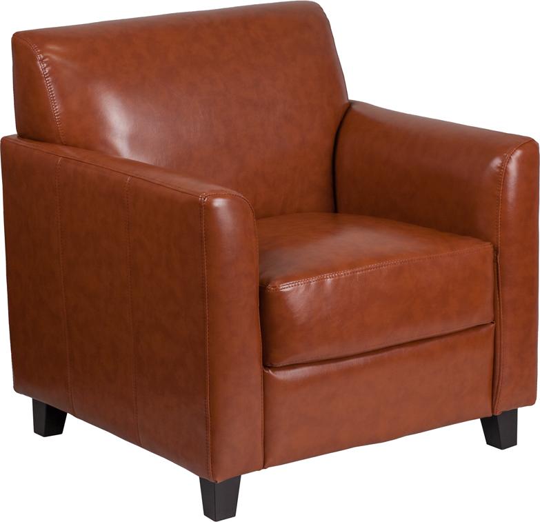 Flash Furniture HERCULES Diplomat Series Cognac Leather Chair – BT-827-1-CG-GG Sale