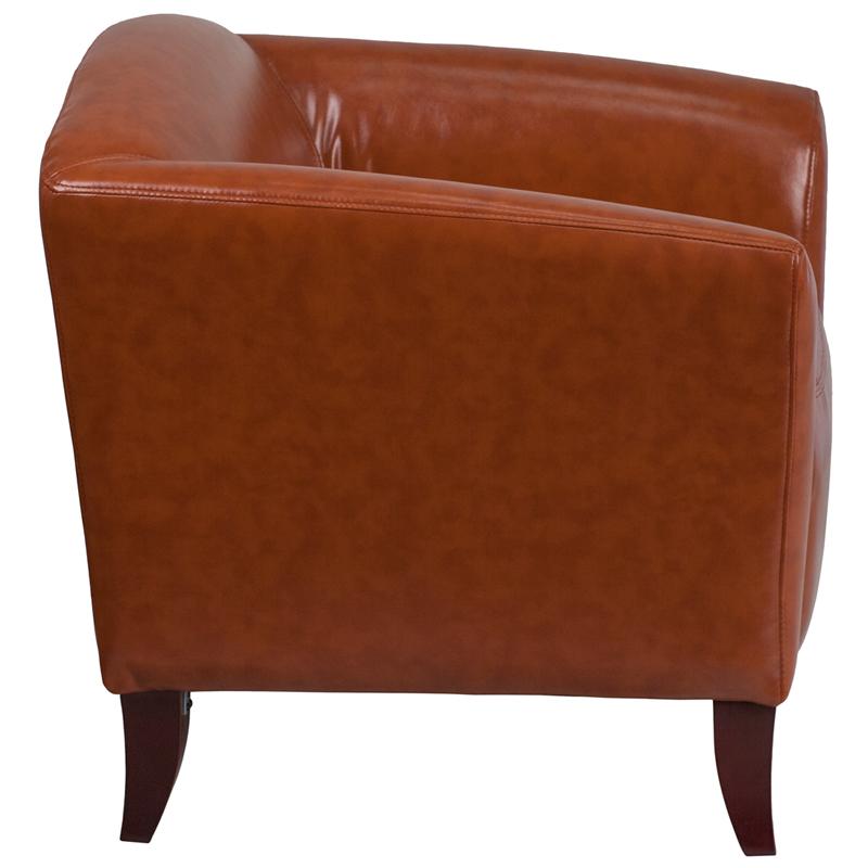 Flash Furniture HERCULES Imperial Series Cognac Leather Chair – 111-1-CG-GG Discount