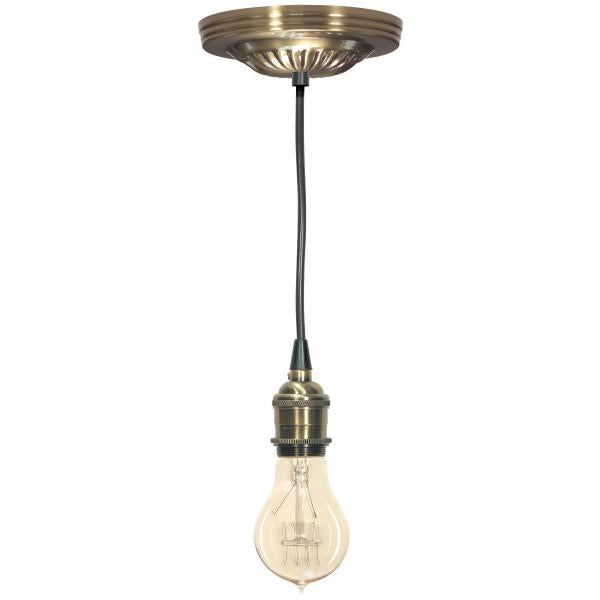 ANT BRASS RIBBED VINTAGE CANOP on Sale