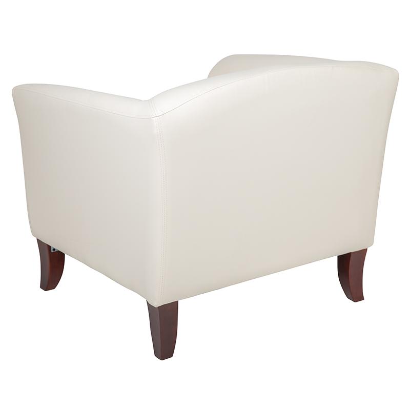 Flash Furniture HERCULES Imperial Series White Leather Chair – 111-1-WH-GG on Sale