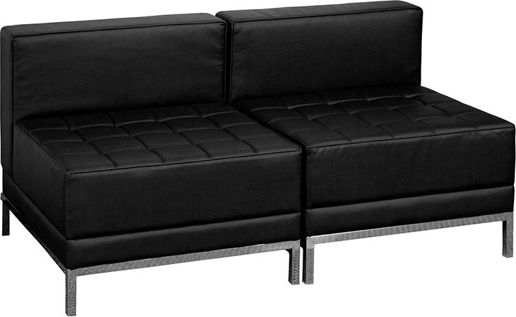 Flash Furniture HERCULES Imagination Series Black Leather Lounge Set, 2 Pieces – ZB-IMAG-MIDCH-2-GG Sale